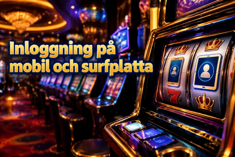 Inloggning på mobil och surfplatta